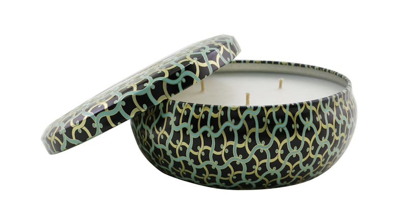 Voluspa 3 Wick Decorative Tin Candle - French Linen - 340g/12oz Voluspa 3 Wick Decorative Tin Candle - French Linen - 340g/12oz