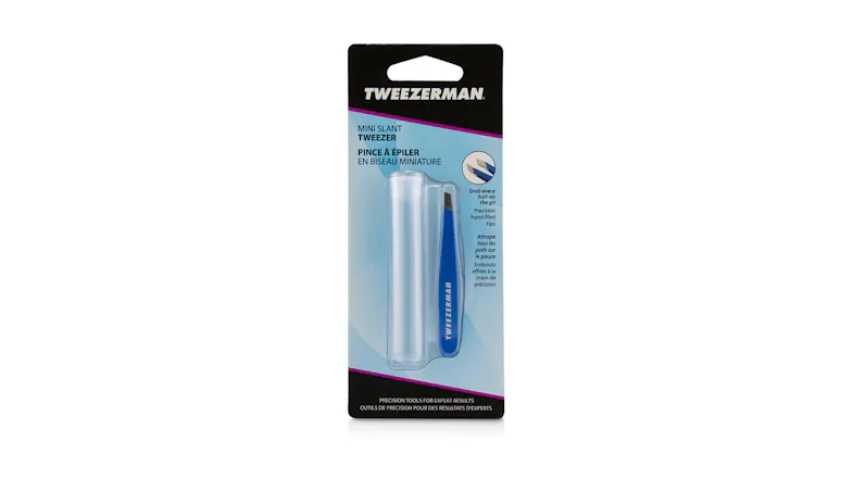 Tweezerman Mini Slant Tweezer - Bahama Blue Tweezerman Mini Slant Tweezer - Bahama Blue