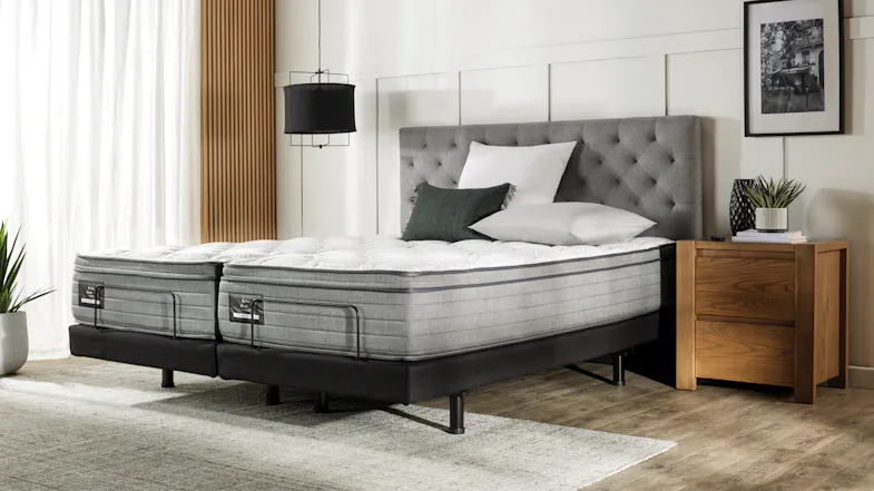 King Koil Conforma Deluxe II Medium Split Super King Mattress with Refresh Adjustable Base by A.H. Beard King Koil Conforma Deluxe II Medium Split Super King Mattress with Refresh Adjustable Base by A.H. Beard