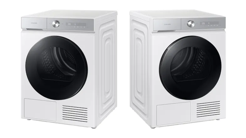 Samsung 9kg 19 Program Heat Pump Condenser Dryer - White (Bespoke AI/DV90BB9440GH) Samsung 9kg 19 Program Heat Pump Condenser Dryer - White (Bespoke AI/DV90BB9440GH)