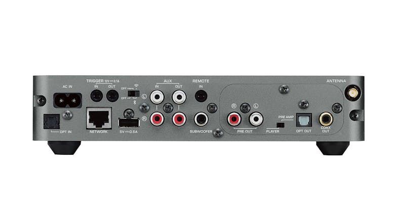 Yamaha WXC-50 2 Channel Wireless Streaming Preamplifier - Dark Silver (with MusicCast)