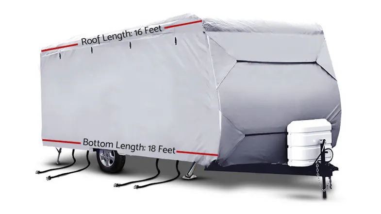 Weisshorn UV Resistant Heavy Duty Caravan Cover 16-18ft Weisshorn UV Resistant Heavy Duty Caravan Cover 16-18ft
