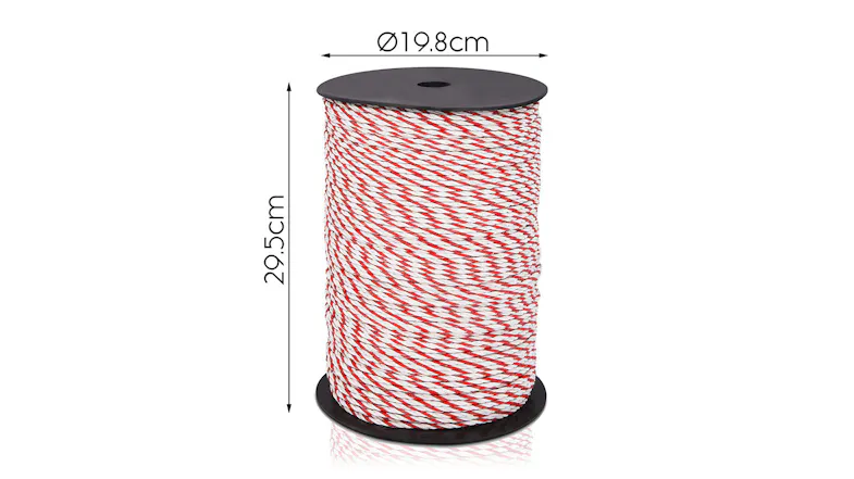 Giantz High Visibity Electric Fence Rope 500m Giantz High Visibity Electric Fence Rope 500m