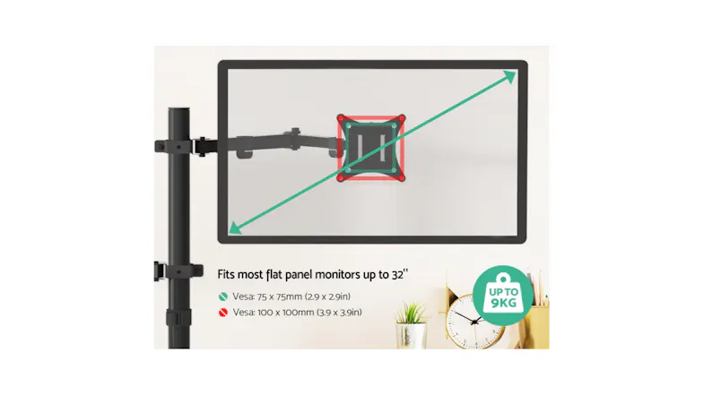 Artiss Desk Mounted Laptop Stand & Monitor Mount Bracket Artiss Desk Mounted Laptop Stand & Monitor Mount Bracket