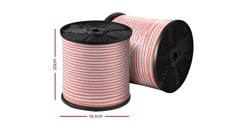 Giantz Increased Visibility Electric Fencing Wire 400m Giantz Increased Visibility Electric Fencing Wire 400m