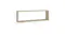 A NNEVL rectangular light wood box shelf with dimension labels: 26.5 cm height, 15 cm depth, and 80 cm width A NNEVL rectangular light wood box shelf with dimension labels: 26.5 cm height, 15 cm depth, and 80 cm width