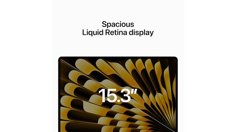 Apple MacBook Air 15" with M2 Chip 8-Core CPU/10-Core GPU 8GB-RAM 512GB-SSD - Starlight (2023)