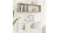 Rectangular floating shelves installed on a light wall, styled as functional home decor Rectangular floating shelves installed on a light wall, styled as functional home decor