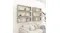 NNEVL Wall Shelves Floating Rectangle 6pcs. 100 x 15 x 30 - Sonoma Oak NNEVL Wall Shelves Floating Rectangle 6pcs. 100 x 15 x 30 - Sonoma Oak