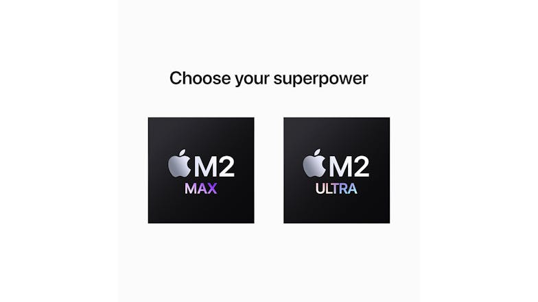 Apple Mac Studio with M2 Ultra Chip 24-Core CPU/60-Core GPU 64GB-RAM 1TB-SSD - Silver (2023)