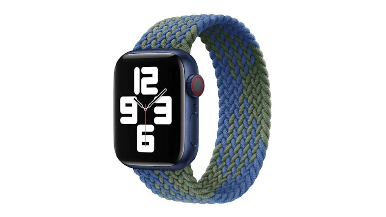 Equipo Braided Solo Loop Replacement Watch Straps for Apple Watch 38mm - Blue/Green Equipo Braided Solo Loop Replacement Watch Straps for Apple Watch 38mm - Blue/Green