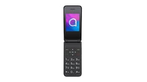 Alcatel 30.82 4G 128MB Flip Mobile Phone - Dark Grey (One NZ/Locked Network) + Prepay SIM Card