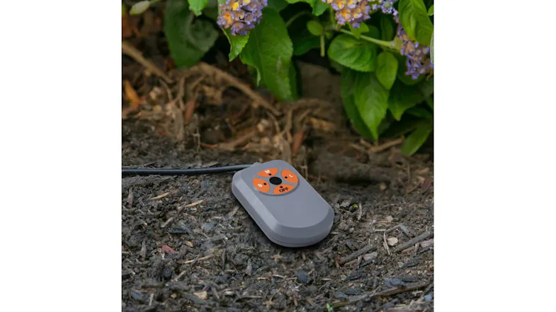 A view of the sensor set up on the ground A view of the sensor set up on the ground