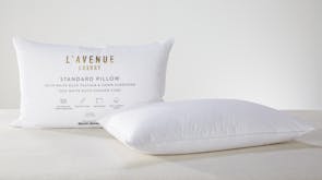 Luxury White Duck Down Standard Pillow by L'Avenue