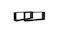 NNEVL Wall Shelves Floating Rectangle 2pcs. 60 x 15 x 33cm - Gloss Black NNEVL Wall Shelves Floating Rectangle 2pcs. 60 x 15 x 33cm - Gloss Black
