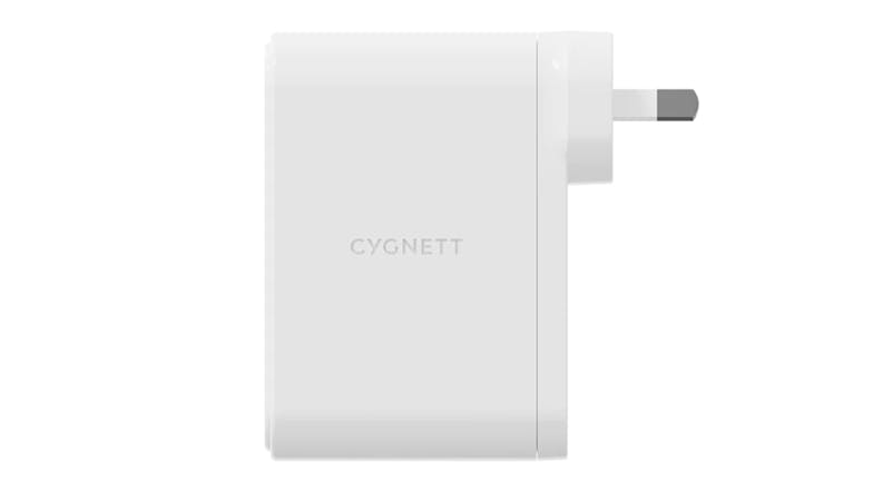 Cygnett PowerMaxx 100W 3-Port GaN Wall Charger - White (1xUSB-A & 2xUSB-C Port)
