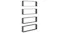 NNEVL Wall Shelves Floating Rectangle 4pcs. 100 x 15 x 30 - Grey NNEVL Wall Shelves Floating Rectangle 4pcs. 100 x 15 x 30 - Grey