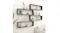 NNEVL Wall Shelves Floating Rectangle 4pcs. 100 x 15 x 30 - Grey NNEVL Wall Shelves Floating Rectangle 4pcs. 100 x 15 x 30 - Grey