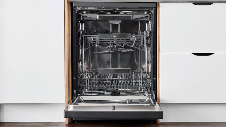 Haier 15 Place Setting Freestanding 60cm Dishwasher - Black (HDW15F3B1)