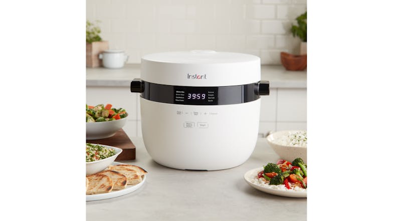 Instant Pot 10 Cup 8-in-1 Multigrain Rice and Multi Cooker - White