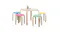 Childrens Table & Coloured Stool Set 5pcs. Childrens Table & Coloured Stool Set 5pcs.