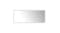 NNEVL Bathroom Mirror 90x1.5x37cm White NNEVL Bathroom Mirror 90x1.5x37cm White