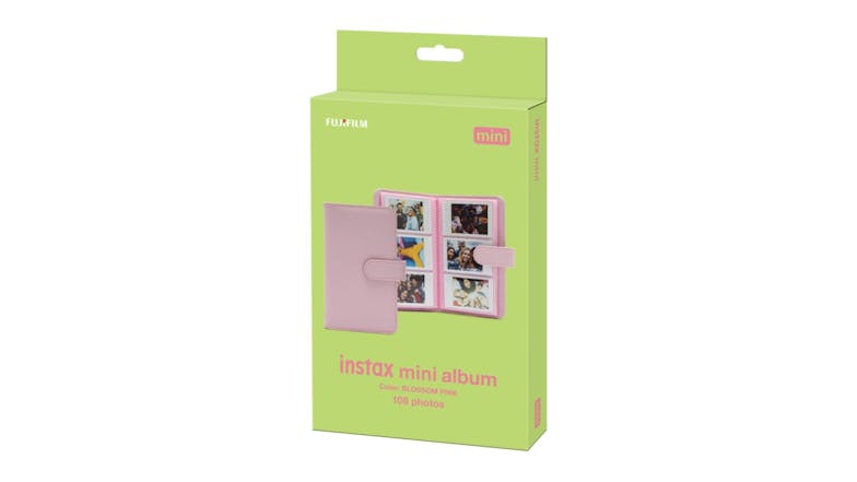 Instax Mini Film 108 Photo Album - Blossom Pink