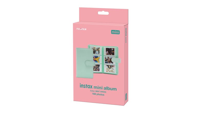 Instax Mini Film 108 Photo Album - Mint Green