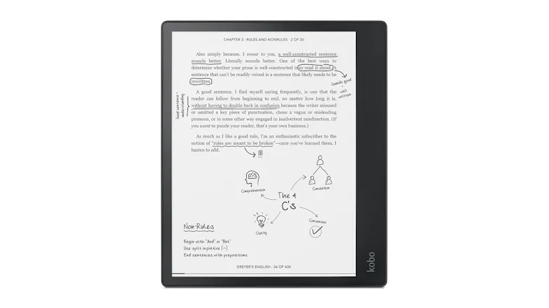 Kobo Elipsa 2E 10.3" Wi-Fi eReader with Kobo Stylus Pen - Black Kobo Elipsa 2E 10.3" Wi-Fi eReader with Kobo Stylus Pen - Black