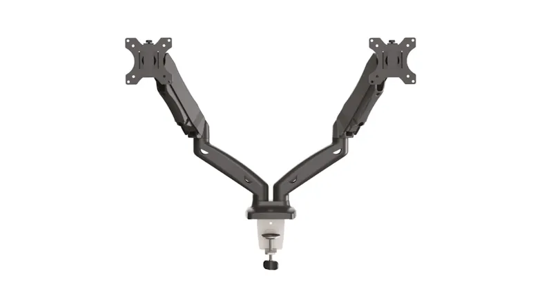 Barkan Gas Spring Dual Arm Flat/Curved Monitor Desk Mount 13" - 29" Barkan Gas Spring Dual Arm Flat/Curved Monitor Desk Mount 13" - 29"