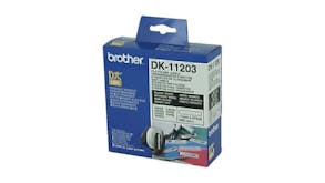 Brother DK11203 Black on White Label Roll - 17 x 87mm (300 Labels)