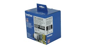 Brother DK222105 Black on White Thermal Labelling Tape - 62mm x 30.48m