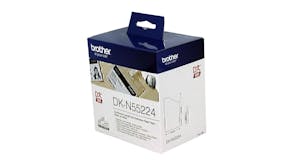 Brother DK-N55224 Black no White Non-Adhesive Label Roll - 54mm x 30.5m