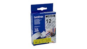 Brother TZe-131 Black on Clear Labelling Tape - 12mm x 8m