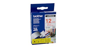 Brother TZe-232 Red on White Labelling Tape - 12mm x 8m