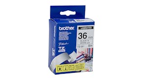 Brother TZe-261 Black on White Labelling Tape - 36mm x 8m