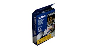 Brother TZe-334 Gold on Black Labelling Tape - 12mm x 8m