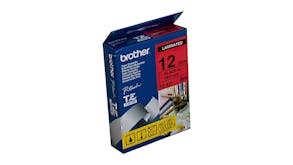 Brother TZe-431 Black on Red Labelling Tape - 12mm x 8m