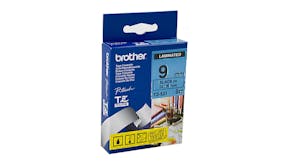 Brother TZe-521 Black on Blue Labelling Tape - 9mm x 8m