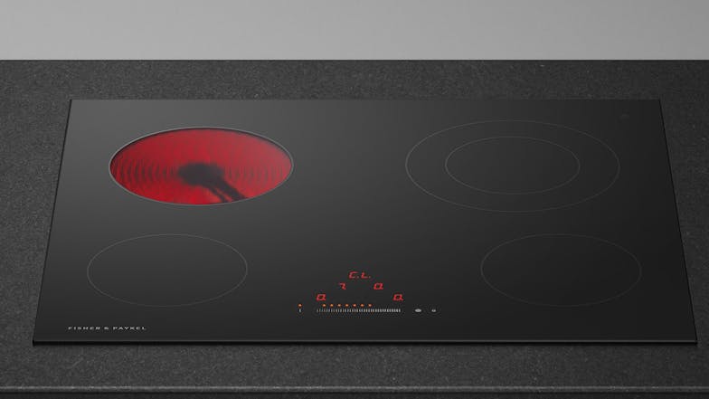 Fisher & Paykel 60CM 4 Zone Ceramic Cooktop - Black (Series 5/CE604DTB1)
