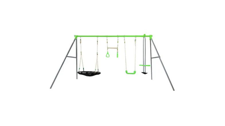 Green Spider "Piha" 4 Station Swing Set Green Spider "Piha" 4 Station Swing Set