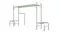 Green Spider "Waiheke" Monkey Bar Gym Set Green Spider "Waiheke" Monkey Bar Gym Set