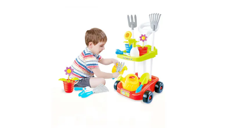 Gem Toys Children's Play Garden Trolley w/ Accessories, Tools Gem Toys Children's Play Garden Trolley w/ Accessories, Tools