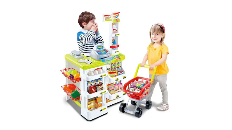 Gem Toys Children's Play Supermarket w/ Accessories Gem Toys Children's Play Supermarket w/ Accessories