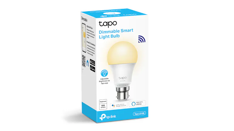 TP-Link Tapo L510B B22 8.7W Smart Light Bulb (Dimmable White Ambiance) TP-Link Tapo L510B B22 8.7W Smart Light Bulb (Dimmable White Ambiance)