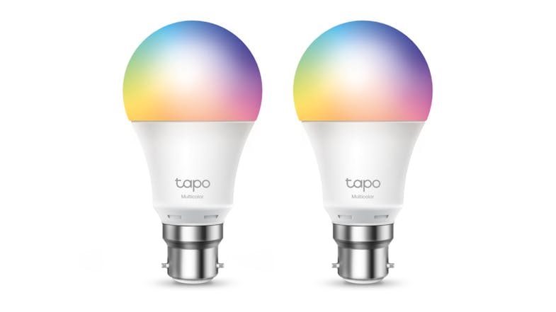 TP-Link Tapo L530B B22 8.7W Smart Light Bulb - 2 Pack (Multicolour) TP-Link Tapo L530B B22 8.7W Smart Light Bulb - 2 Pack (Multicolour)