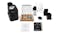 Nespresso De'Longhi Vertuo Lattissima coffee machine with accessories, user manuals, and assorted coffee capsules Nespresso De'Longhi Vertuo Lattissima coffee machine with accessories, user manuals, and assorted coffee capsules