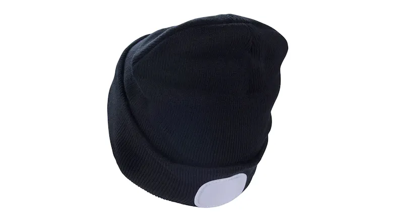 Extol Beanie w/ Rechargable LED Light - Black Extol Beanie w/ Rechargable LED Light - Black