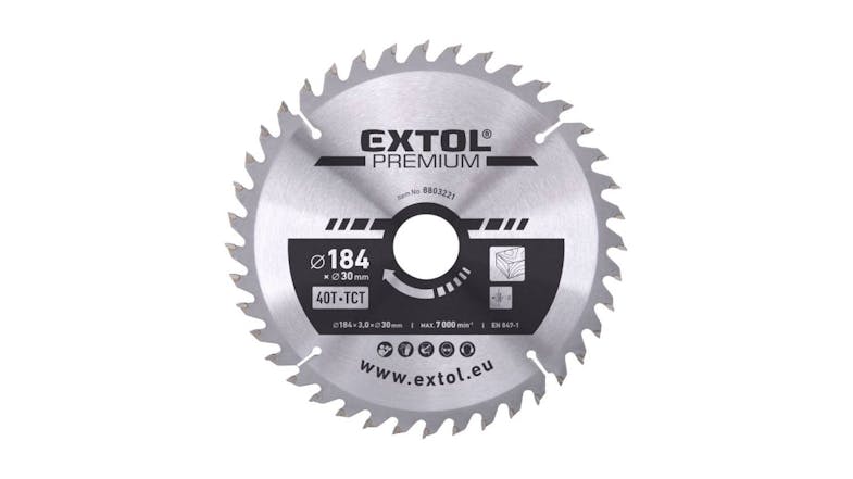 Extol TCT Circular Saw Blade 40T 184mm Extol TCT Circular Saw Blade 40T 184mm