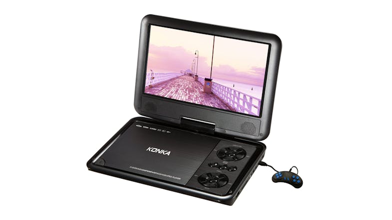 Konka 9" Portable DVD & Media Player with Game Mode - Black (KPD-9100) Konka 9" Portable DVD & Media Player with Game Mode - Black (KPD-9100)